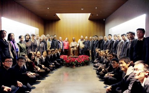 著名动物营养学家杨胜先生铜像在中国农业大学落成