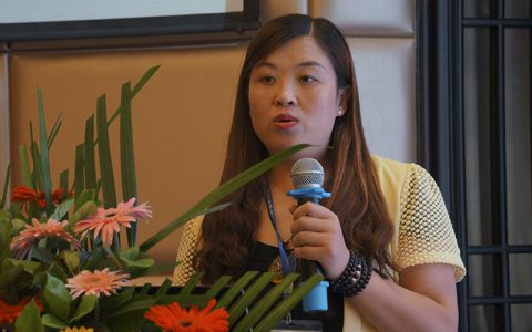王立英在2017年全国包虫病防控技术研讨会上作报告