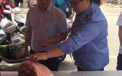 河南唐河县开展猪肉市场联合执法专项整治行动