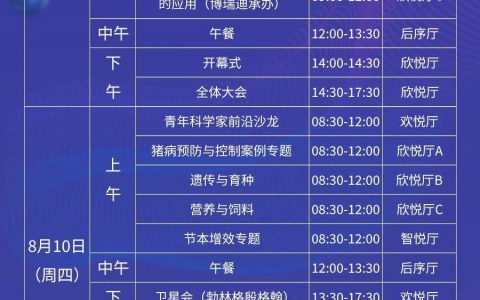 创新节本，助力猪业高效｜第五届中国猪业科技大会即将开幕